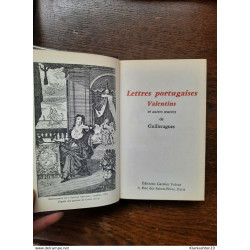 Guilleragues - Lettres portugaises Valentins et autres oeuvres /...