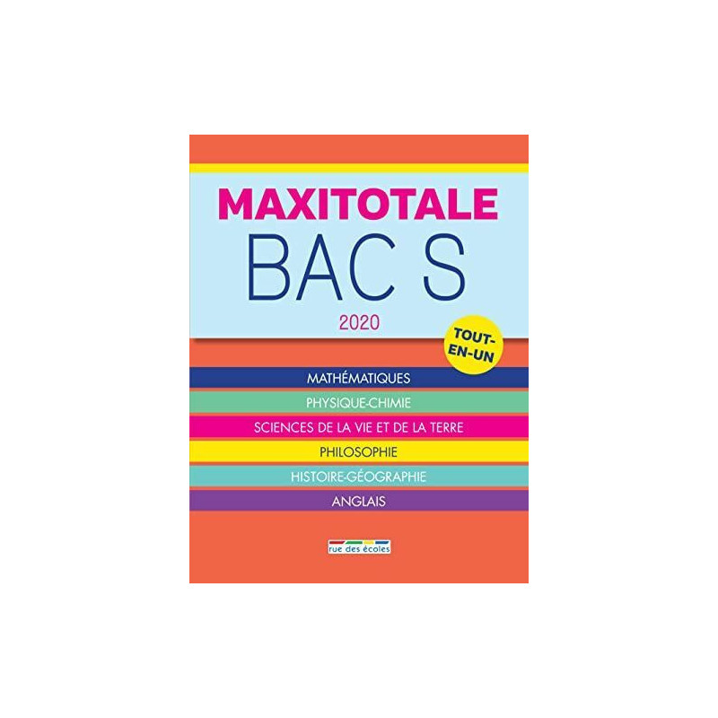 Bac S 2020 tout-en-un: Mathématiques physique-chimie SVT...