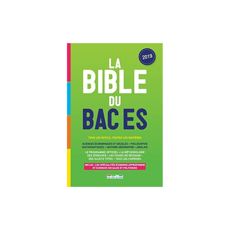 La bible du bac ES 2019