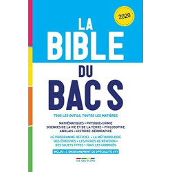 La bible du bac S 2020: Tous les outils toutes les matières