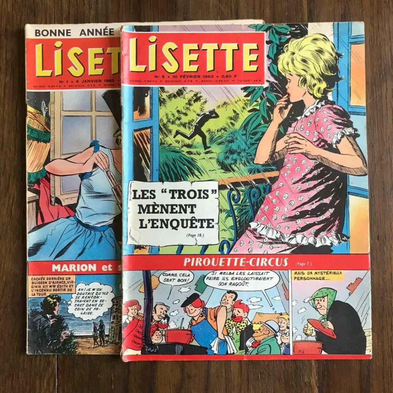Lisette (LES "TROIS' MÈNENT L'ENQUÊTE) N°1 6 - 1963