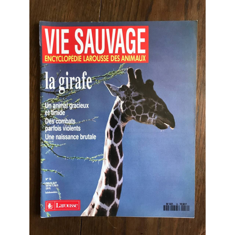 Vie sauvage encyclopédie larousse des animaux n°16