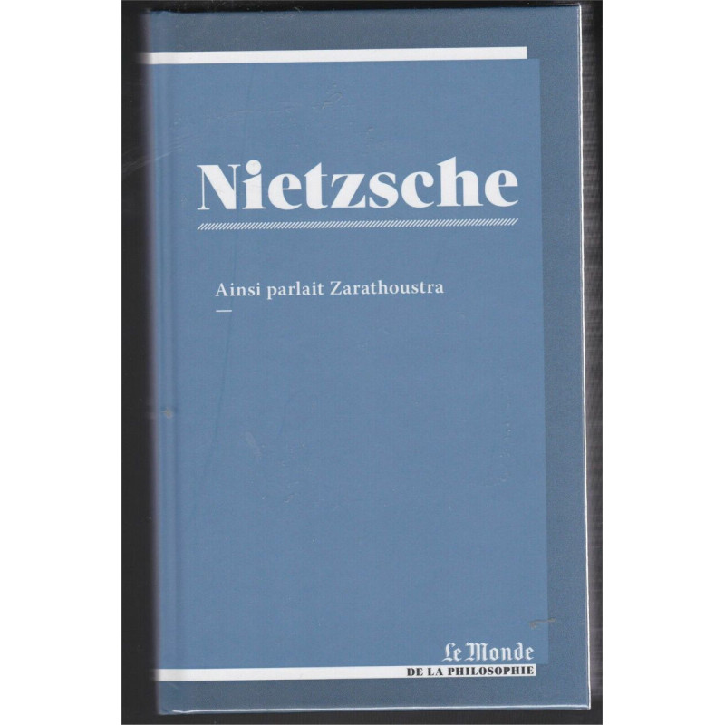 Nietzsche ainsi parlait zarathoustra