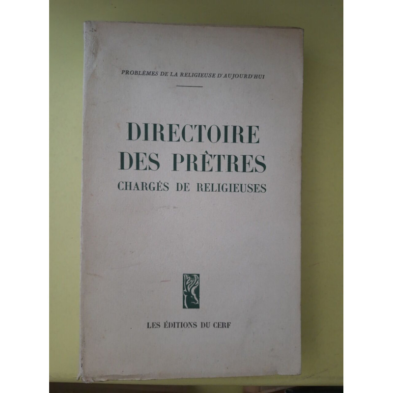 Directoire des Prètres : Charges de Religieuses