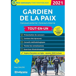 Gardien de la paix - Tout-en-un: Concours 2021