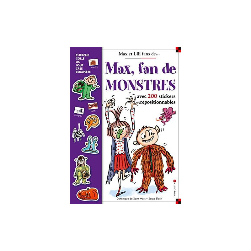 Max fan de Monstres - Stickers