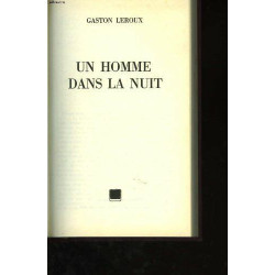 Ujn homme dans la nuit