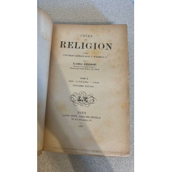 Cours de Religion - Tome II : Dogme La Rédemption - L'Eglise