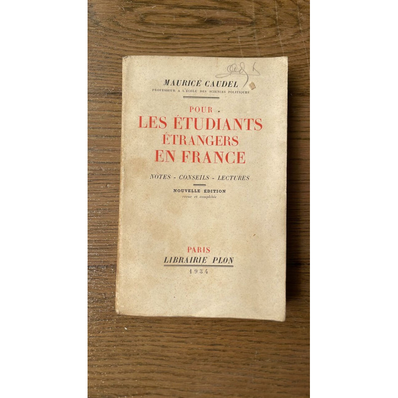 Pour les étudiants étrangers en France : Notes Conseils Lectures