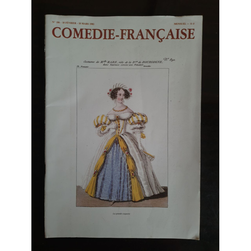 Comedie - Française : Nº 106 / Mars 1982