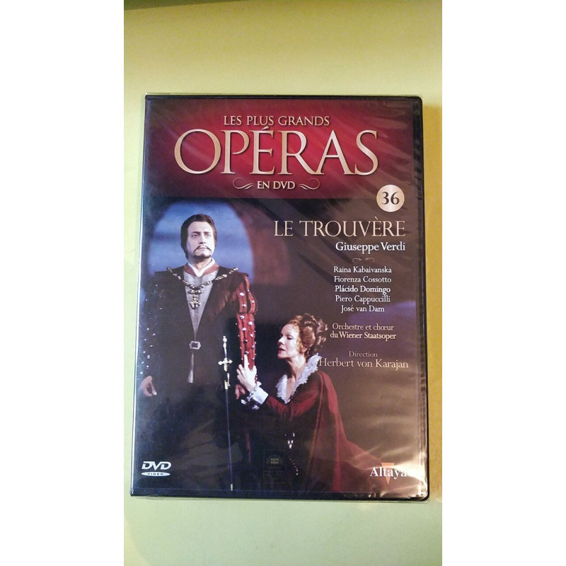 DVD - les plus grands opéras 36- le Trouvère- Giuseppe (Neuf Sous...