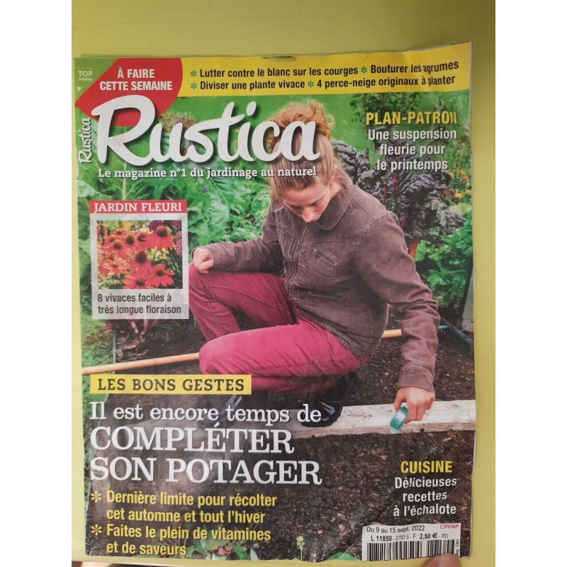 Rustica Le Magazine Du Jardinage Nº2750 / Séptembre 2022