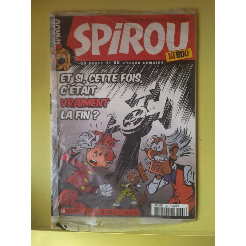 Spirou Nº3624 / Septembre 2007 (Neuf sous blister)
