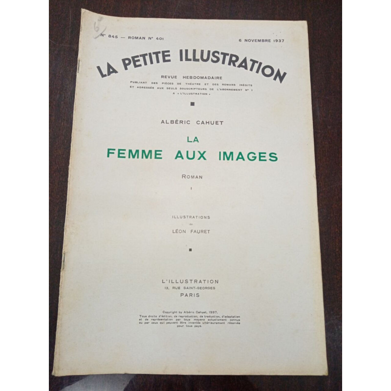 La petite Illustration N° 845. La femme aux images 1