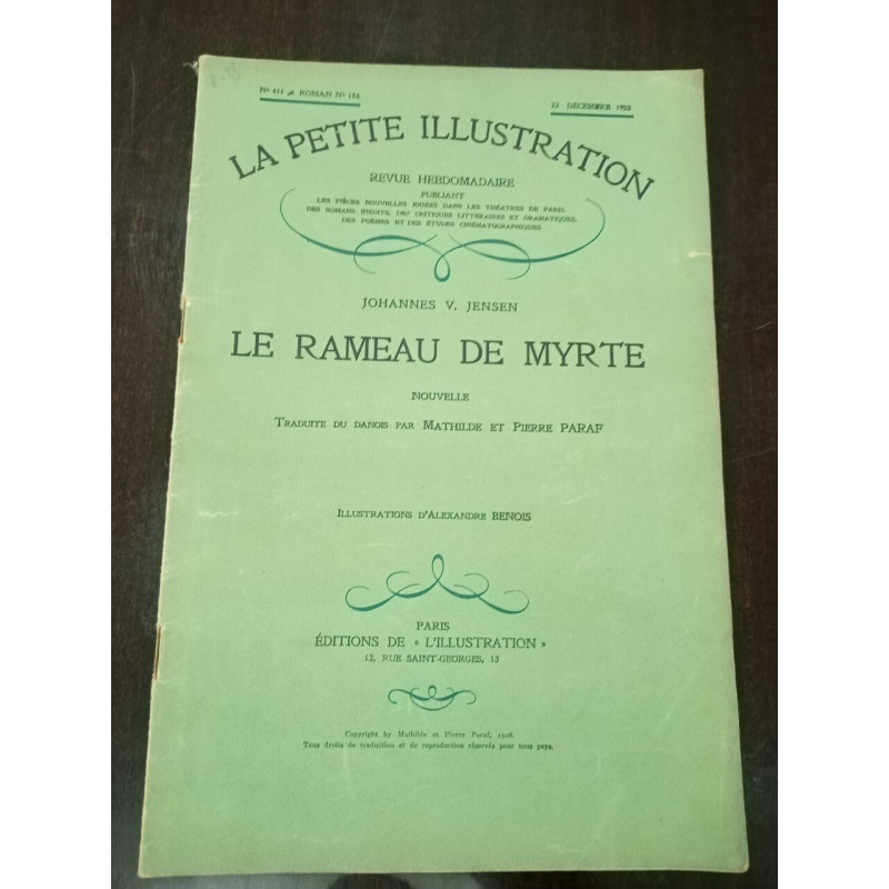 La petite Illustration N° 411. Le rameau de mytthe