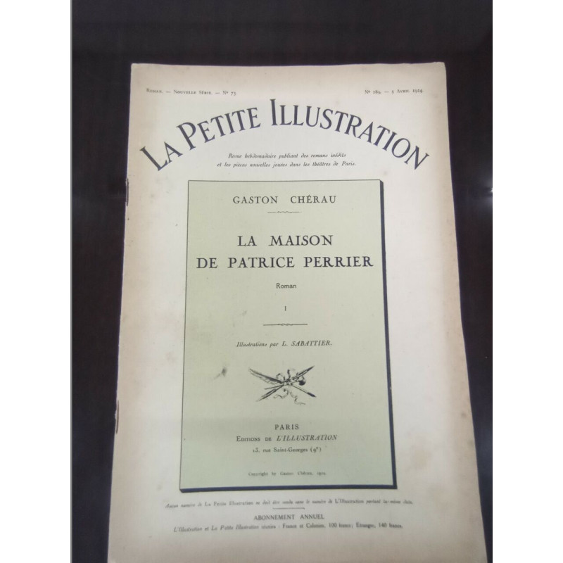 La petite Illustration N° 189. La maison de Patrice Perrier 1