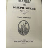 Mémoires de JOSEPH FOUCHE 1 et 2
