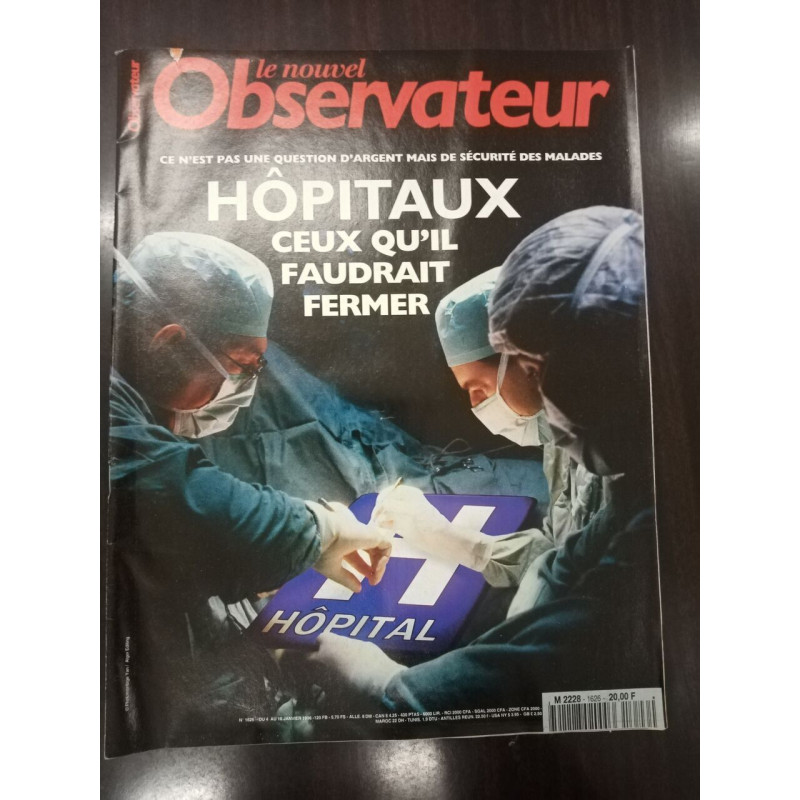 Le nouvel Observateur N° 1626