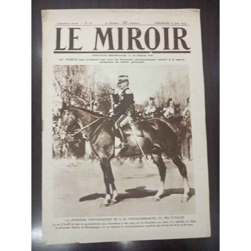 Journal Le Miroir N° 90 - 1915