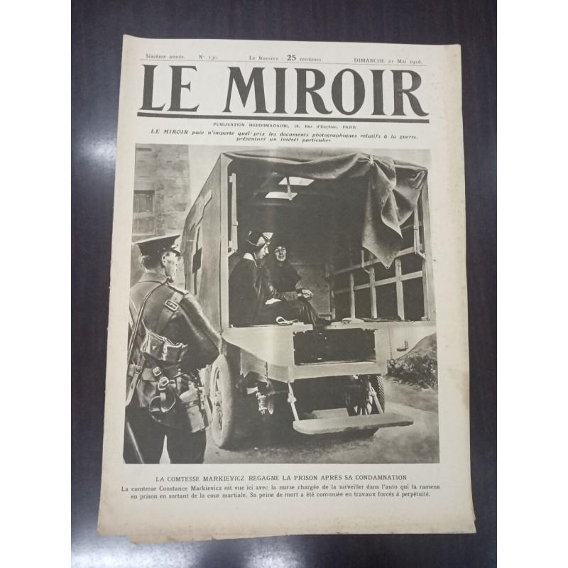 Le Miroir N° 130 - 1916