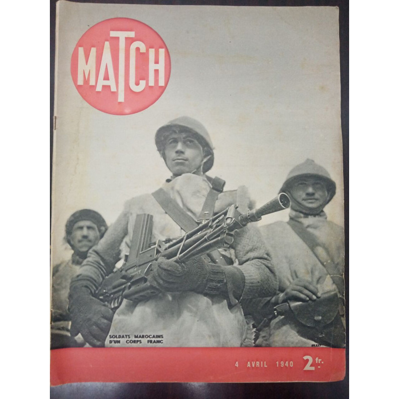 Paris Match du 4 avril 1940