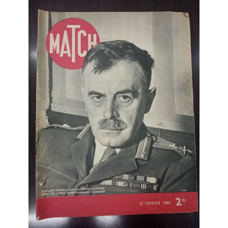 Paris Match du 15 février 1940