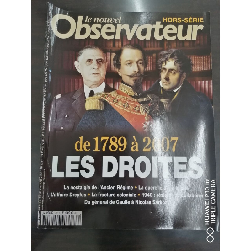 Le nouvel Observateur de 1789 à 2007