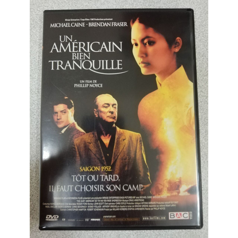DVD - UN AMERICAIN BIEN TRANQUILLE (Michael Caine Brendan Fraser)