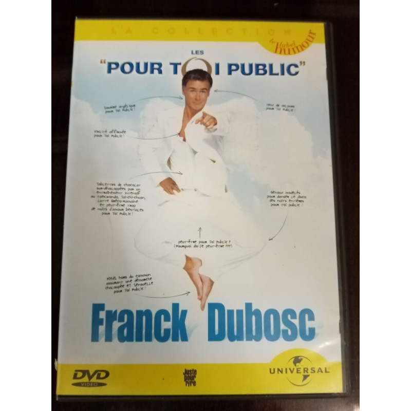 DVD Spectacle. Frank Dubosc - Pour toi public