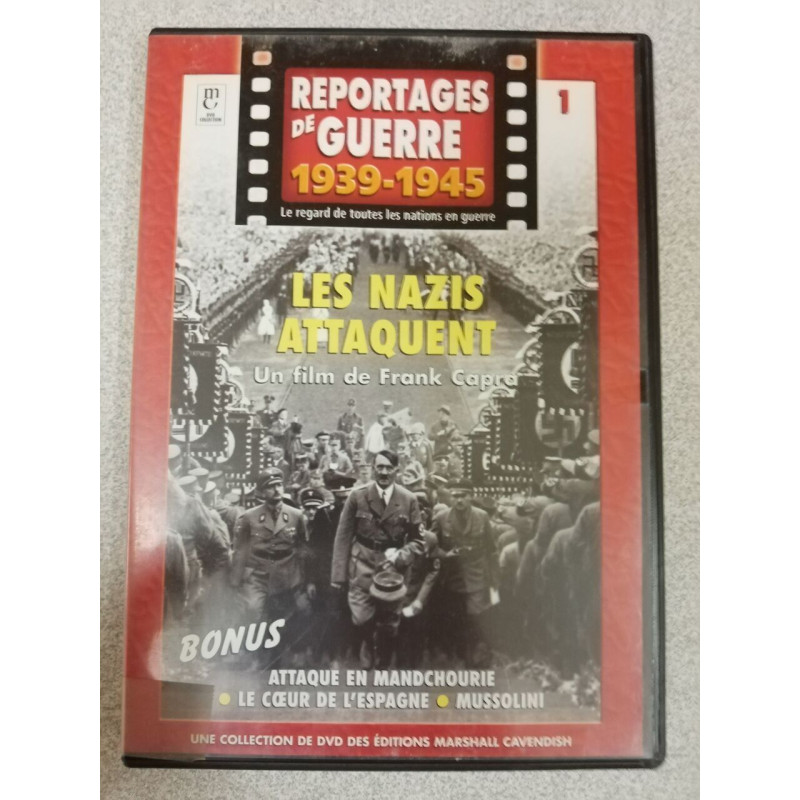 DVD Documentaire. Guerre 39-45 - Les nazis attaquent
