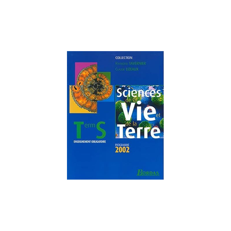 Sciences Vie Terre Term S - Obli