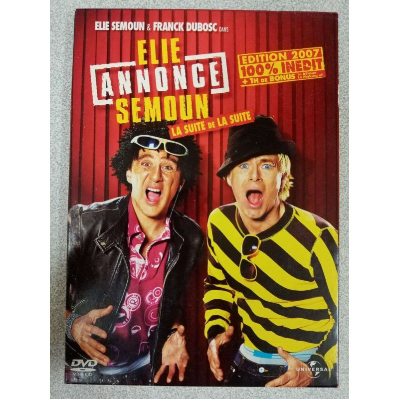 Dvd - Elie Annonce Semoun : La Suite de la Suite