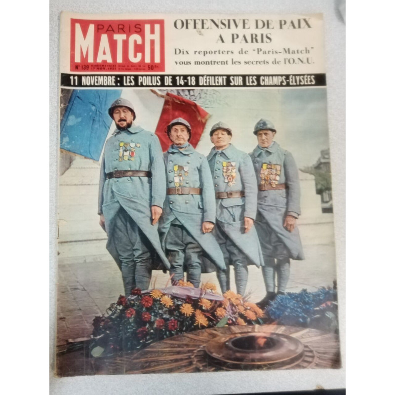 Paris Match N.139 - Nov 1951