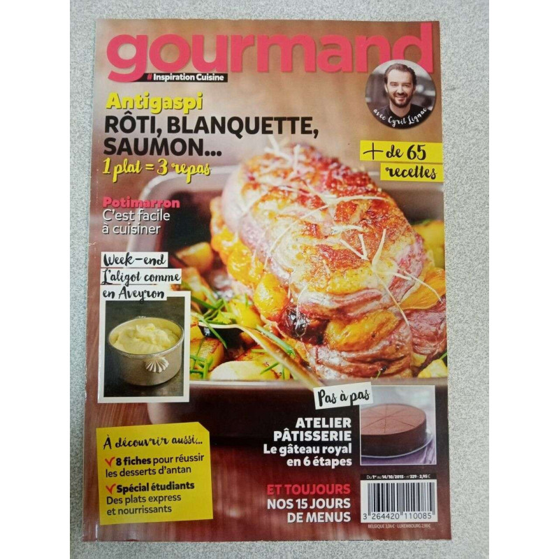Gourmand Nº329 / Aout 2015