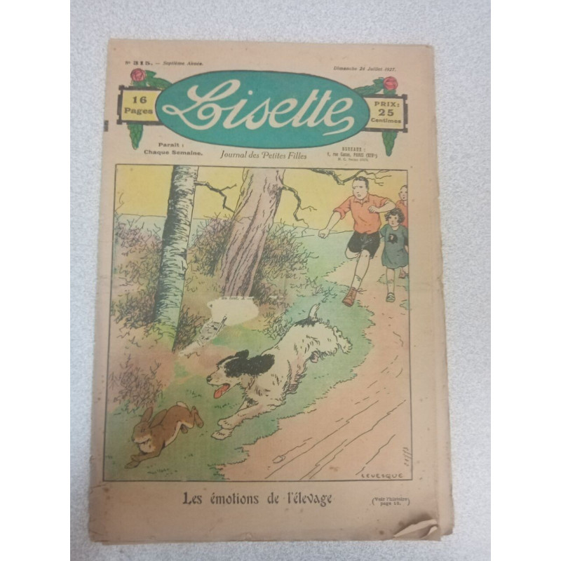Lisette nº 315 / Juillet 1927