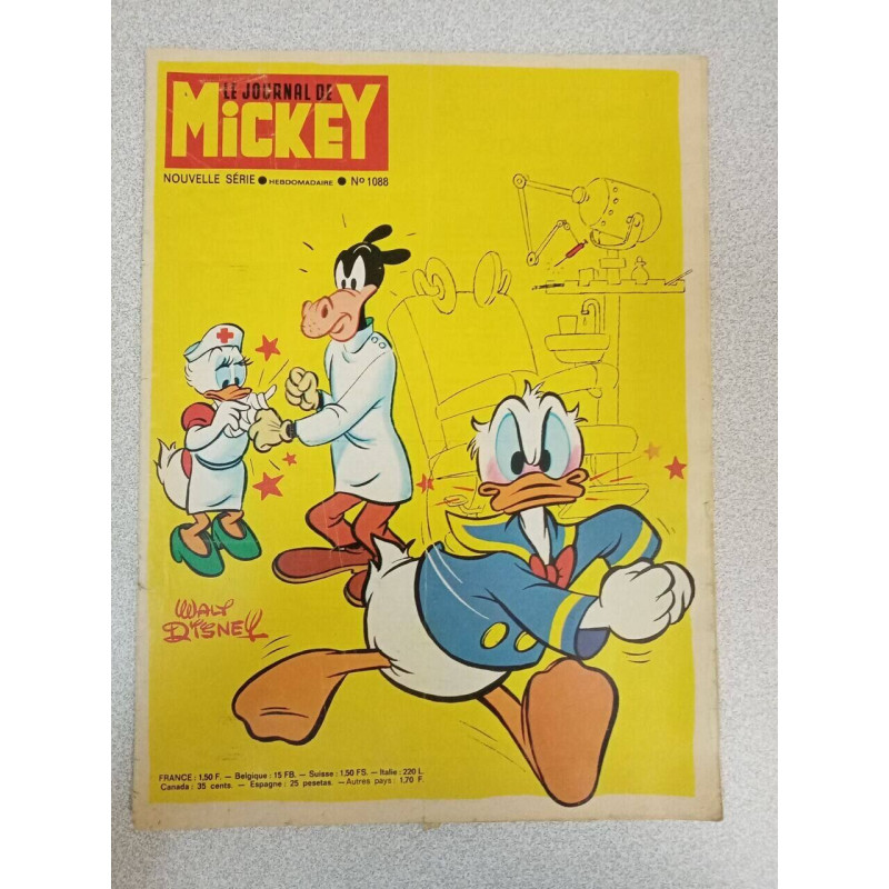 Le Journal De Mickey Nº1088 / 1973