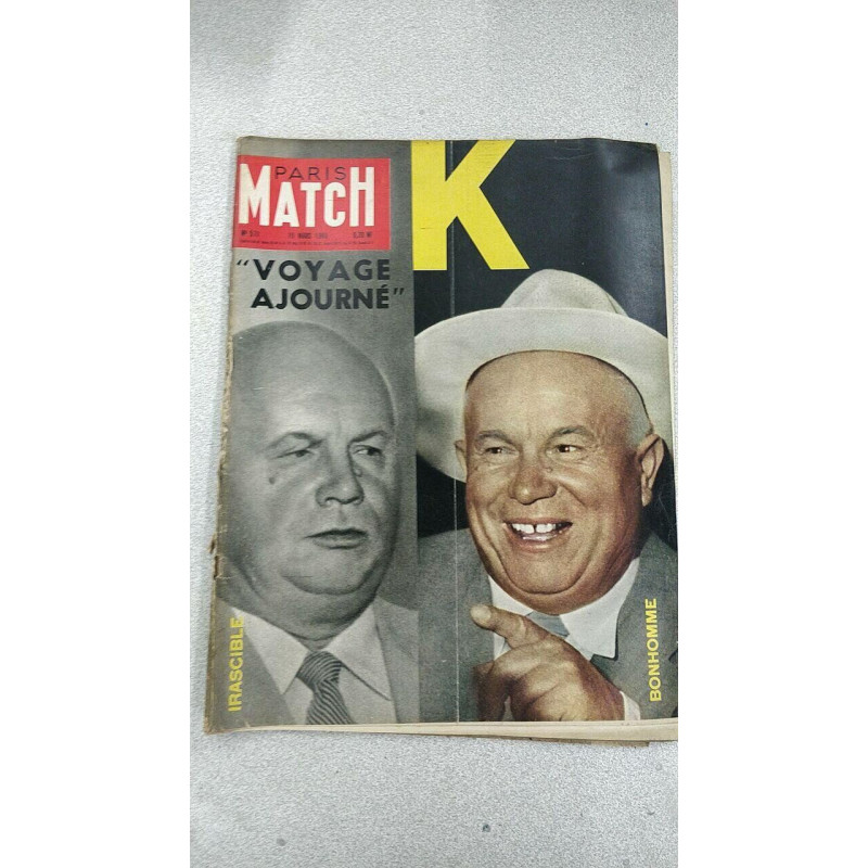 Paris Match Nº571 / Mars 1960