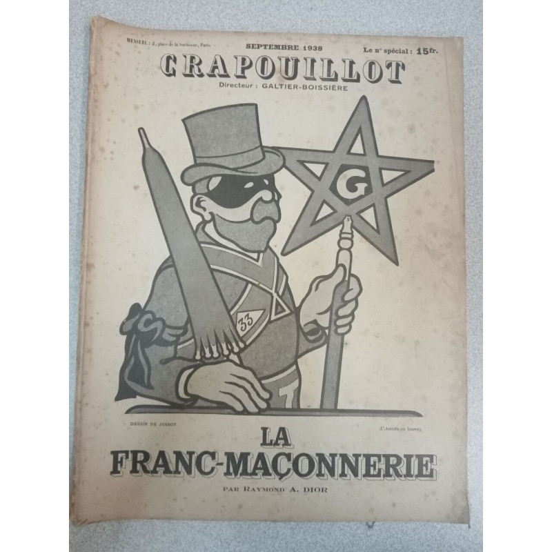 Revue - Le Crapouillot - Septembre 1938