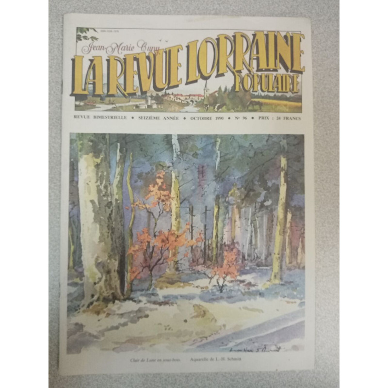 Revue - La revue lorraine N° 96