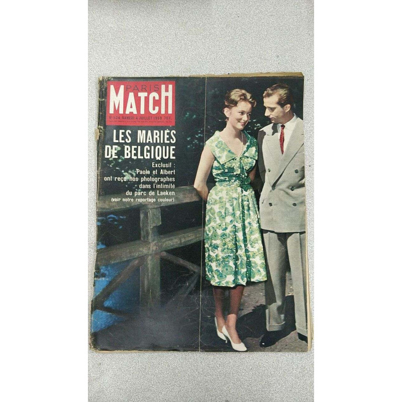 Paris Match Nº534 / Juillet 1959