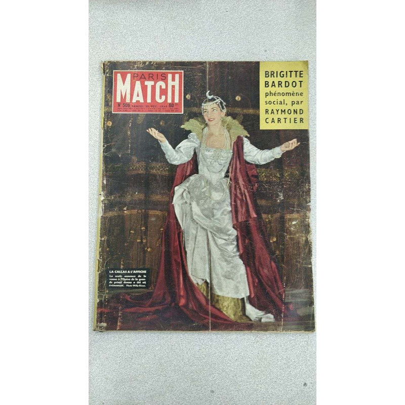 Paris Match Nº506 / Décembre 1958