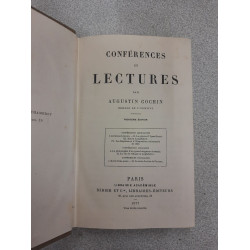 Conférences et lectures