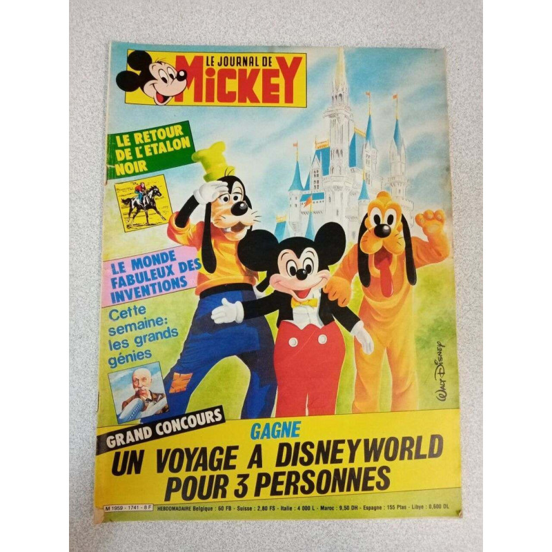 Le Journal de Mickey nº 1741 / Octobre 1985