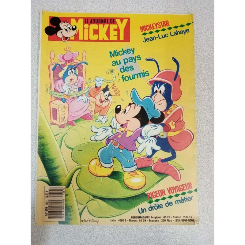 Le Journal de Mickey nº 1857 / Janvier 1988