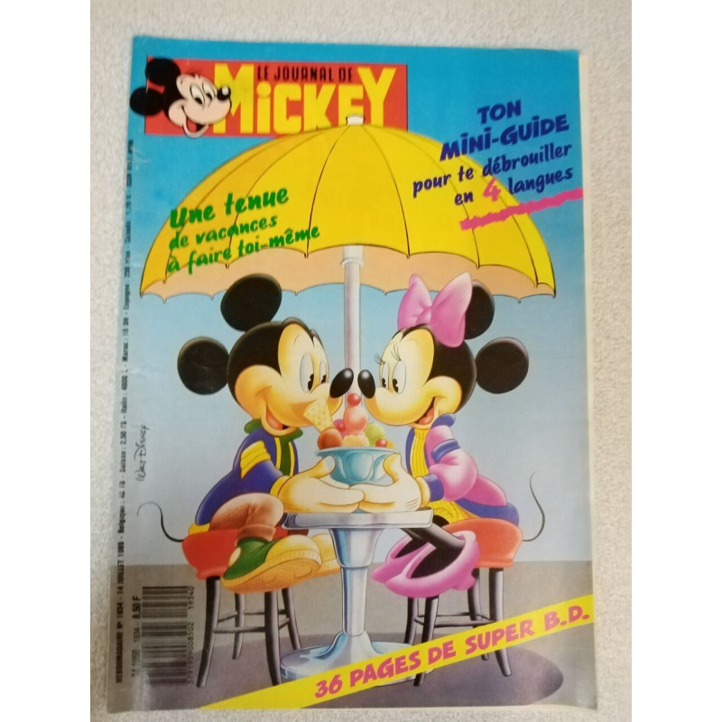 Le Journal de Mickey nº 1934 / Juillet 1989