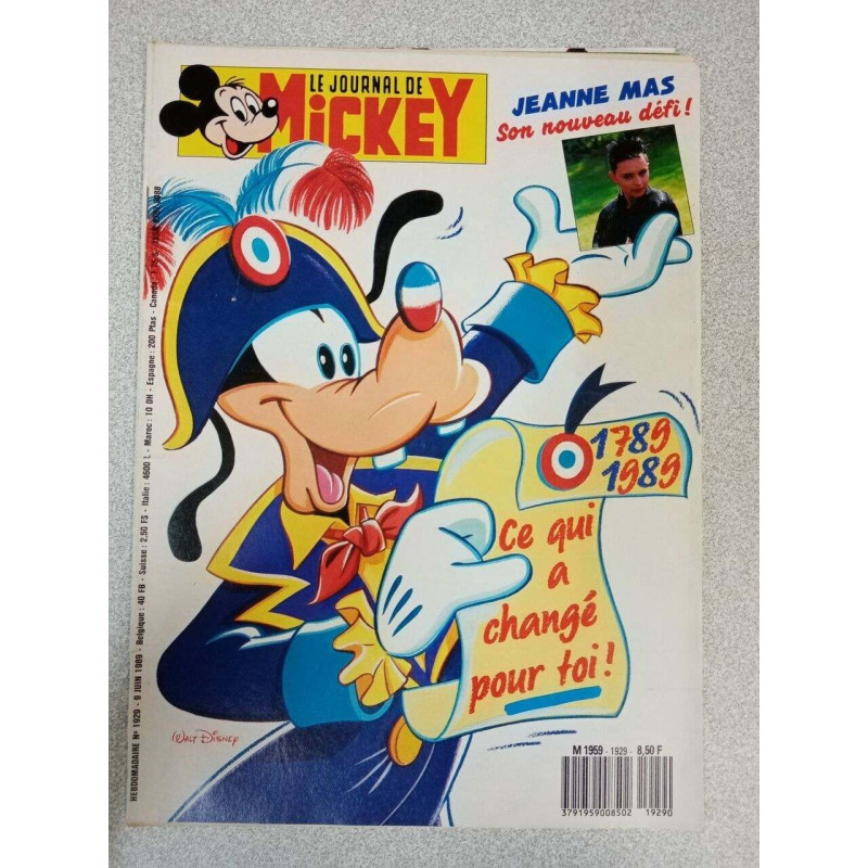 Le Journal de Mickey nº 1929 / Juin 1989