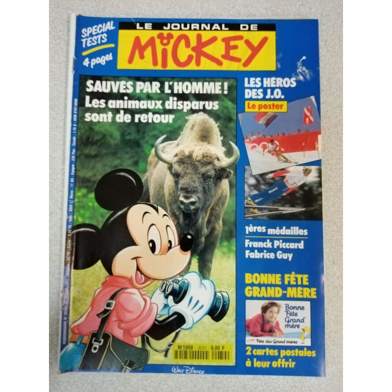 Le Journal de Mickey nº 2070 / Février 1992