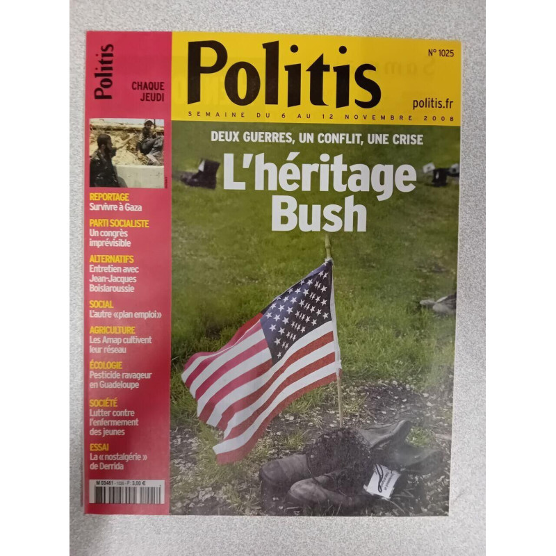 Politis nº 1025 / Novembre 2008