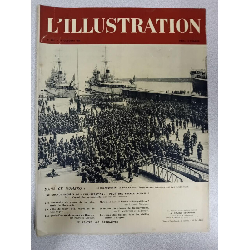 L'illustration nº4991 / Octobre 1936