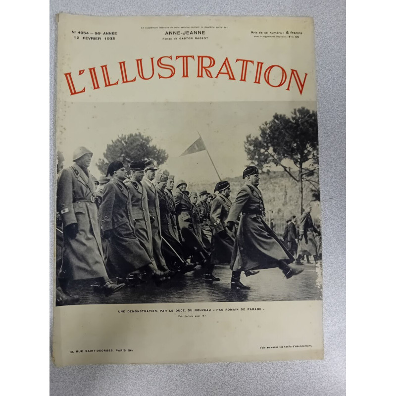 L'illustration nº 4954 / Février 1938